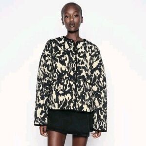 Cutie Zara Women's Black and Cream Jacket